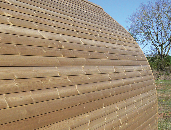 wooden cladding