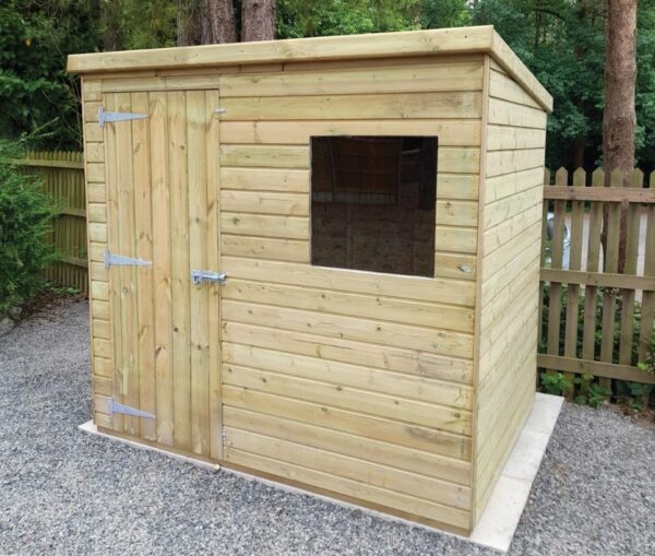 7' x 5' Pent Shed